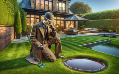 How to tell if you have a water leak underground