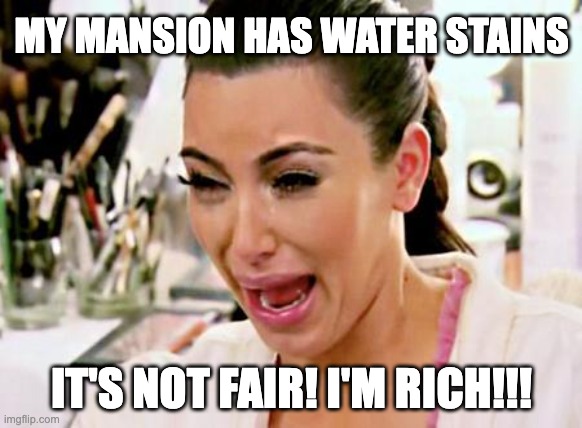 water leak stain meme